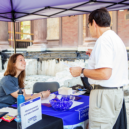 Faculty At The Instrument Drive