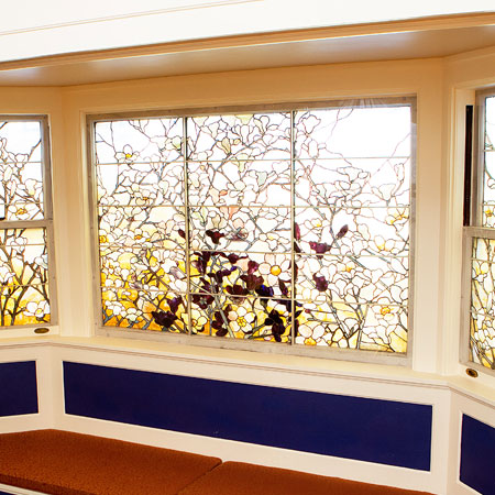 mcintosh goodrich mansion tiffany stained glass window