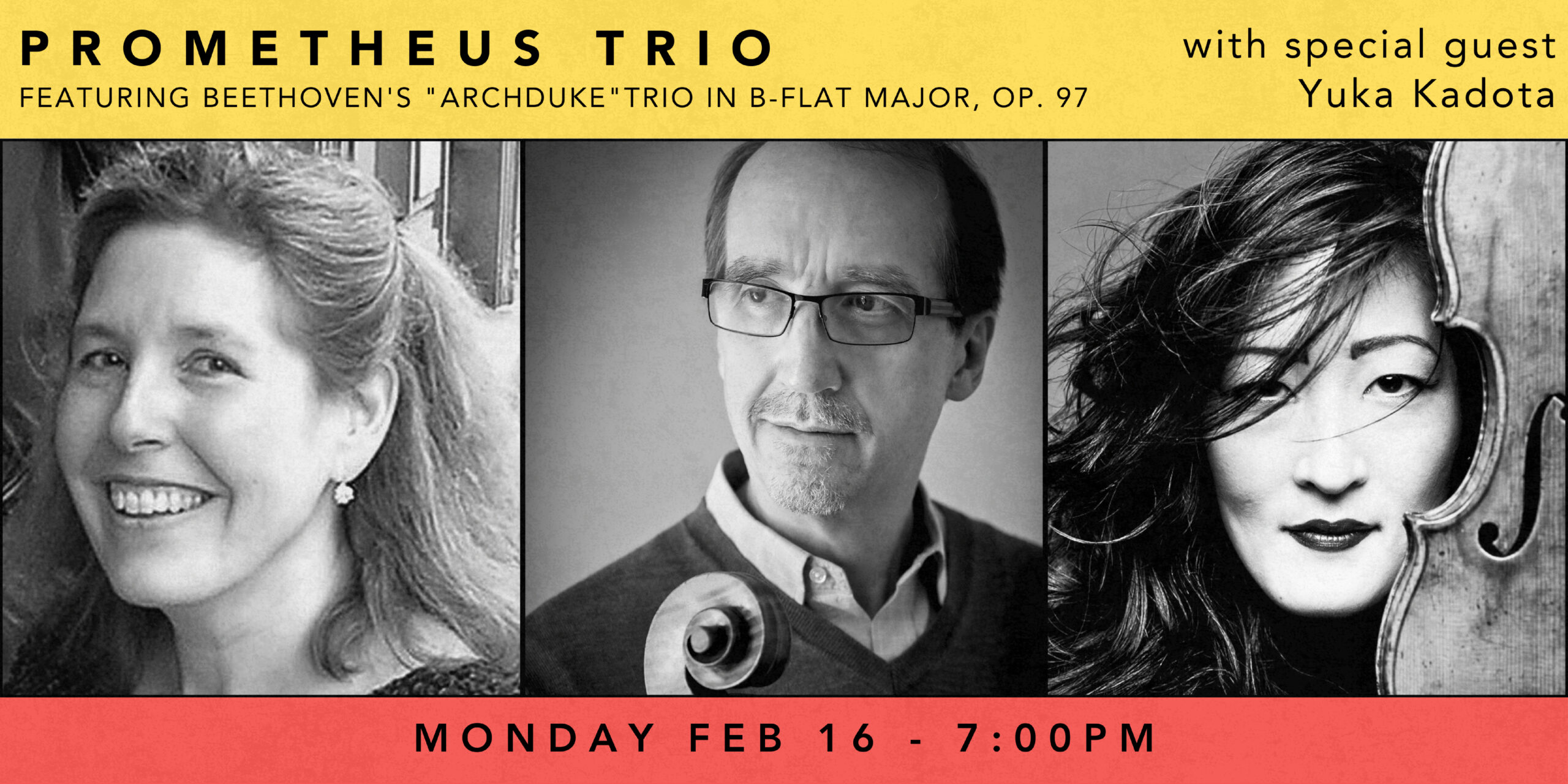 Prometheus Trio Concert Banner Image